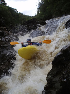 Kayaking the Spean Gorge Kayaking the Spean Gorge